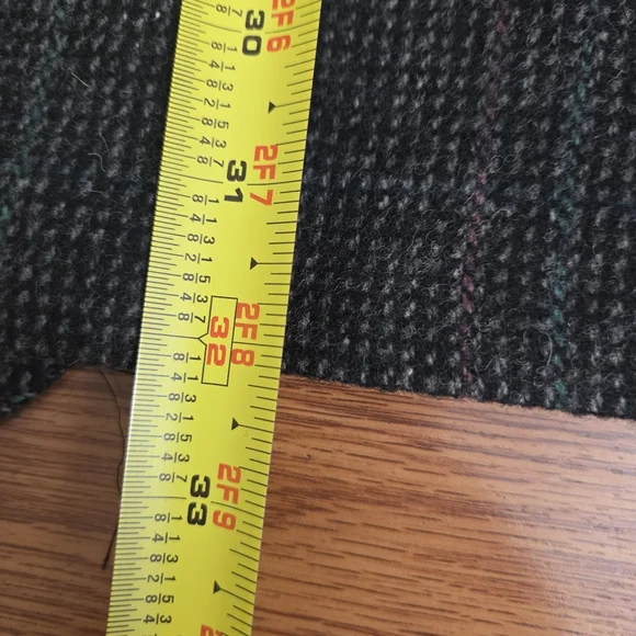 VTG 70s Centura The Broadway Wool Gray Houndstooth Blazer Sport Coat Jacket, 42R - Picture 16 of 16